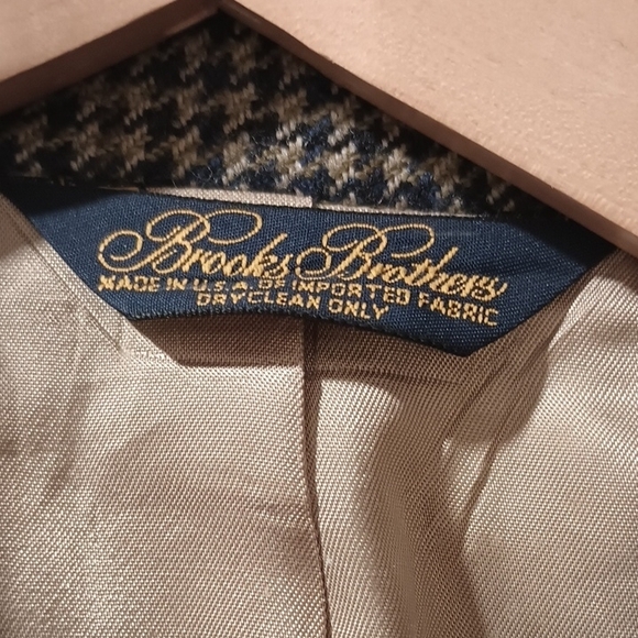 Brooks Black and White Sport Coat Classic Style - Picture 2 of 3